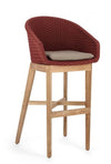 Bizzotto Sgabello da bar Coachella Rosso
