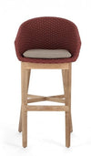 Bizzotto Sgabello da bar Coachella Rosso