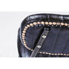 Bizzotto Sgabello da bar in ecopelle Debbie Vintage Blu