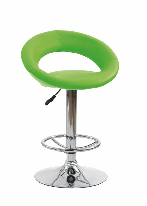 Halmar Sgabello da bar in ecopelle H15 Verde