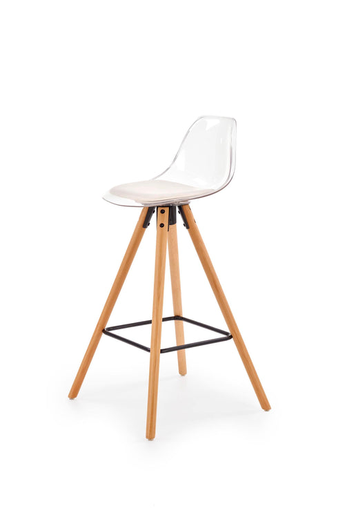 Halmar Sgabello da bar in ecopelle H91 Naturale