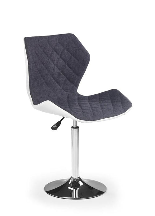 Halmar Sgabello da bar in Ecopelle Maxie II Grigio