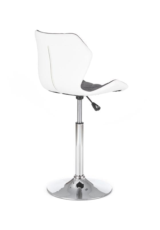 Halmar Sgabello da bar in Ecopelle Maxie II Grigio