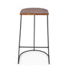 Bizzotto Sgabello da bar in legno Edgard Naturale