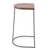 Bizzotto Sgabello da bar in legno Edgard Naturale