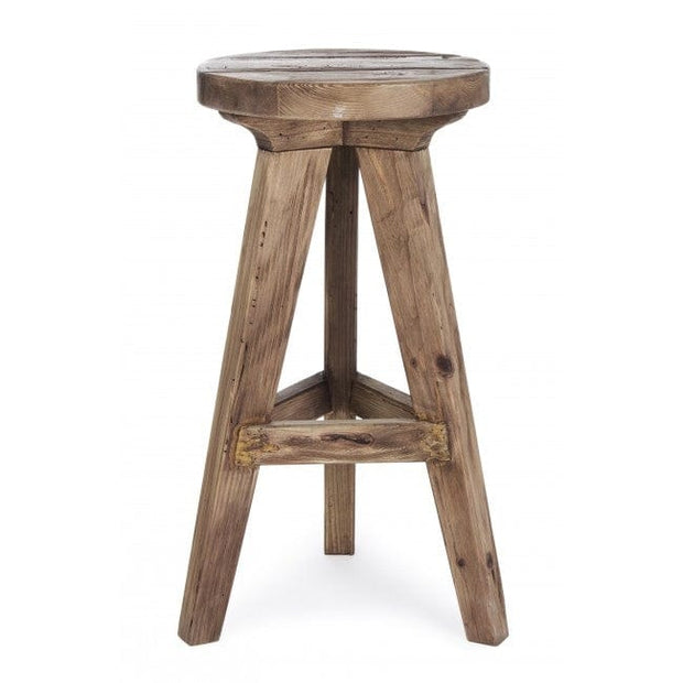 Bizzotto Sgabello da bar in legno Ellison Naturale