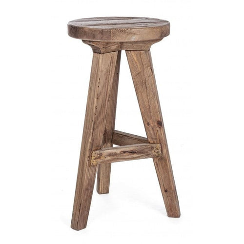 Bizzotto Sgabello da bar in legno Ellison Naturale