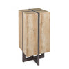 Bizzotto Sgabello da bar in legno Garrett Naturale