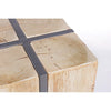 Bizzotto Sgabello da bar in legno Garrett Naturale