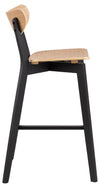Actona Sgabello da bar in legno Roxby Quercia