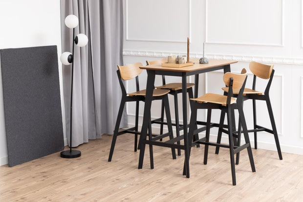 Actona Sgabello da bar in legno Roxby Quercia