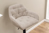 Actona Sgabello da bar in tessuto Brooke 60 Beige