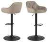 Actona Sgabello da bar in tessuto Brooke 82AC Beige
