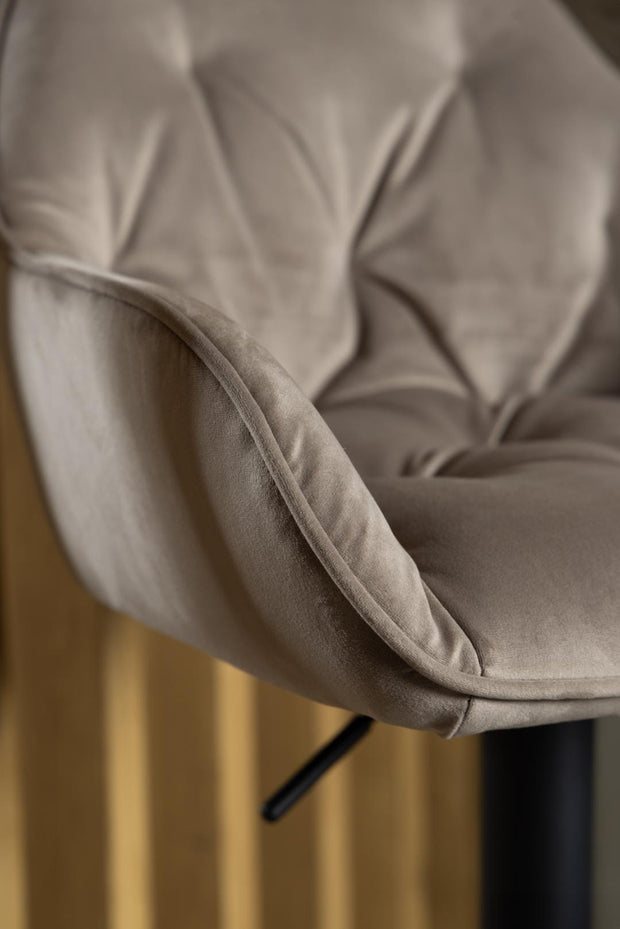 Actona Sgabello da bar in tessuto Brooke 82AC Beige