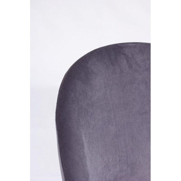 Bizzotto Sgabello da bar in tessuto Carry Grigio