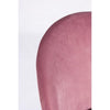 Bizzotto Sgabello da bar in tessuto Carry Rosa