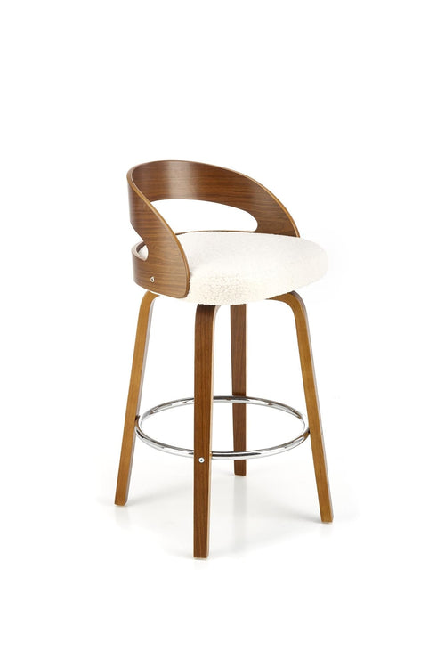 Halmar Sgabello da bar in tessuto H110 Crema