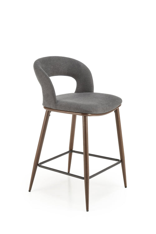 Halmar Sgabello da bar in tessuto H114 Grigio