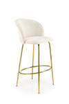 Halmar Sgabello da bar in tessuto H116 Beige