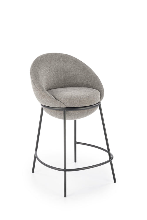 Halmar Sgabello da bar in tessuto H118 Grigio