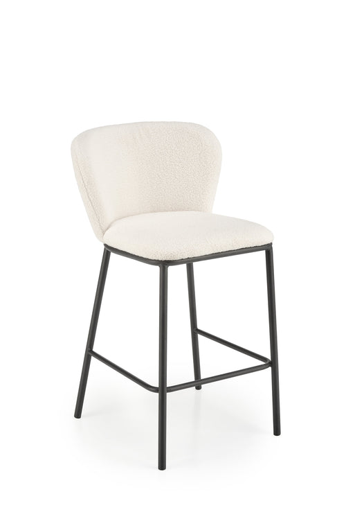 Halmar Sgabello da bar in tessuto H119 Crema