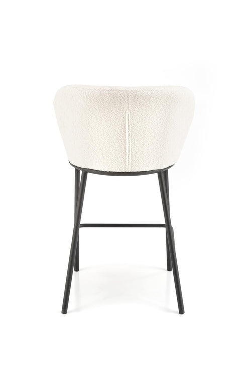 Halmar Sgabello da bar in tessuto H119 Crema