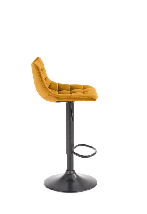 Halmar Sgabello da bar in tessuto H95 Giallo