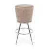 Bizzotto Sgabello da bar in tessuto Margarita Beige
