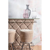 Bizzotto Sgabello da bar in tessuto Margarita Beige