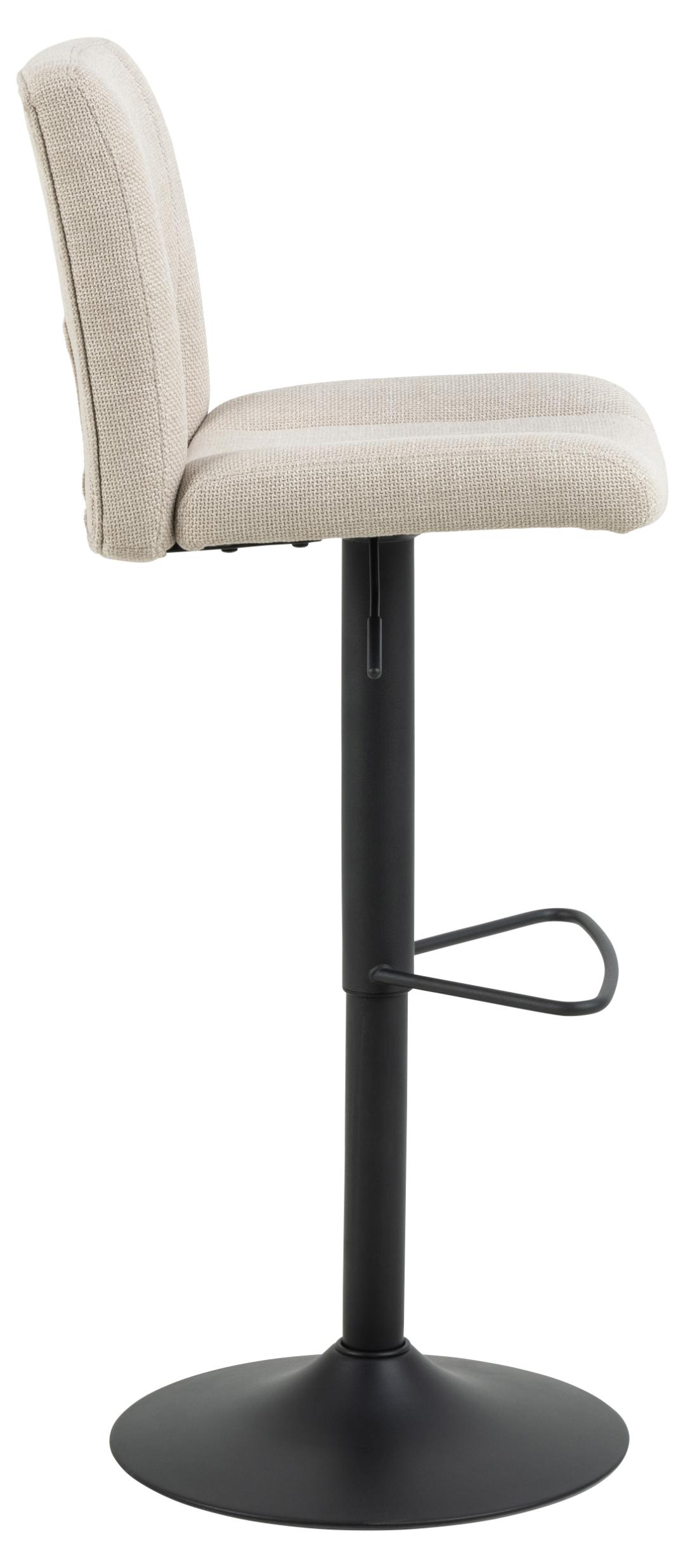 Actona Sgabello da bar in tessuto Sylvia Beige