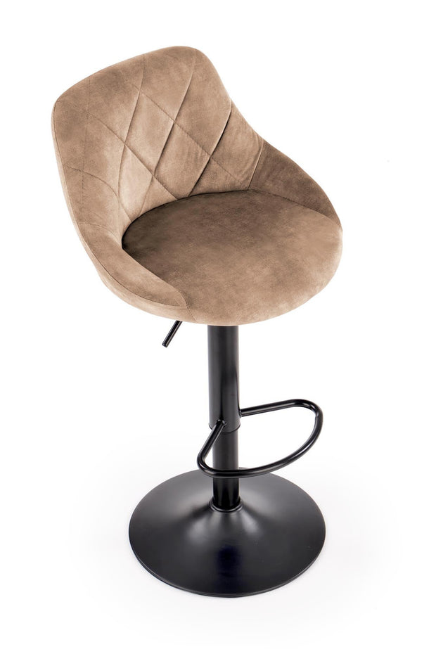Halmar Sgabello da bar in velluto H101 Beige