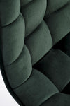 Halmar Sgabello da bar in velluto H120 Verde