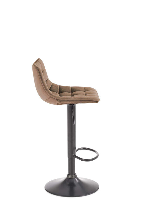 Halmar Sgabello da bar in velluto H95 Beige