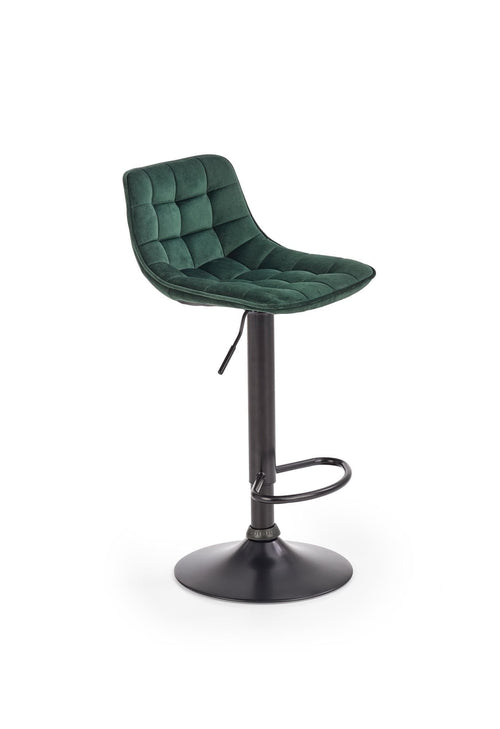 Halmar Sgabello da bar in velluto Hoku-95 Verde