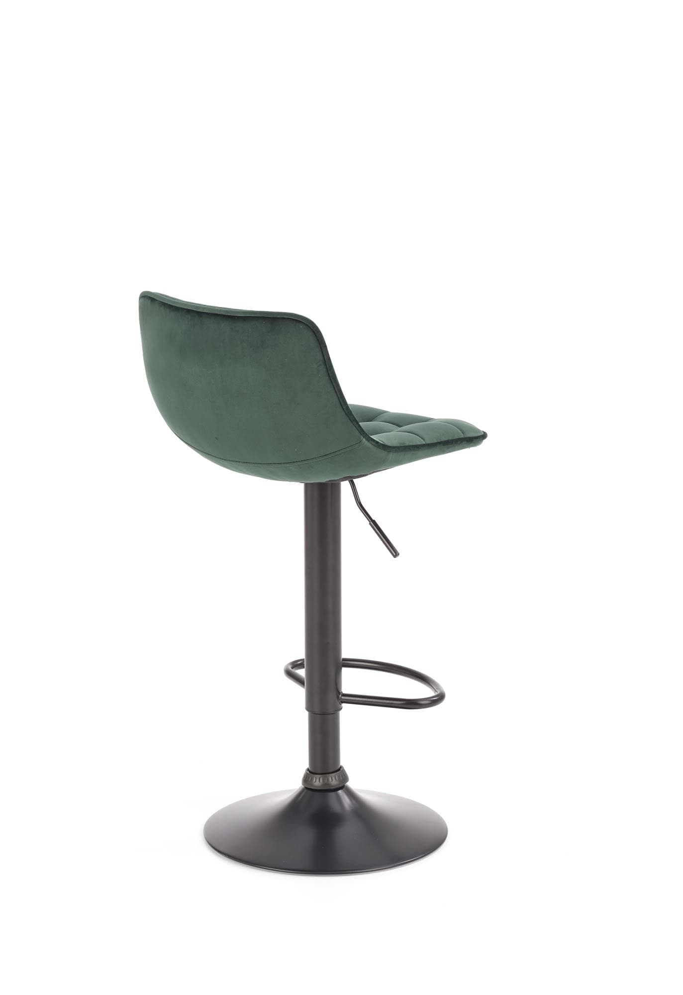 Halmar Sgabello da bar in velluto Hoku-95 Verde