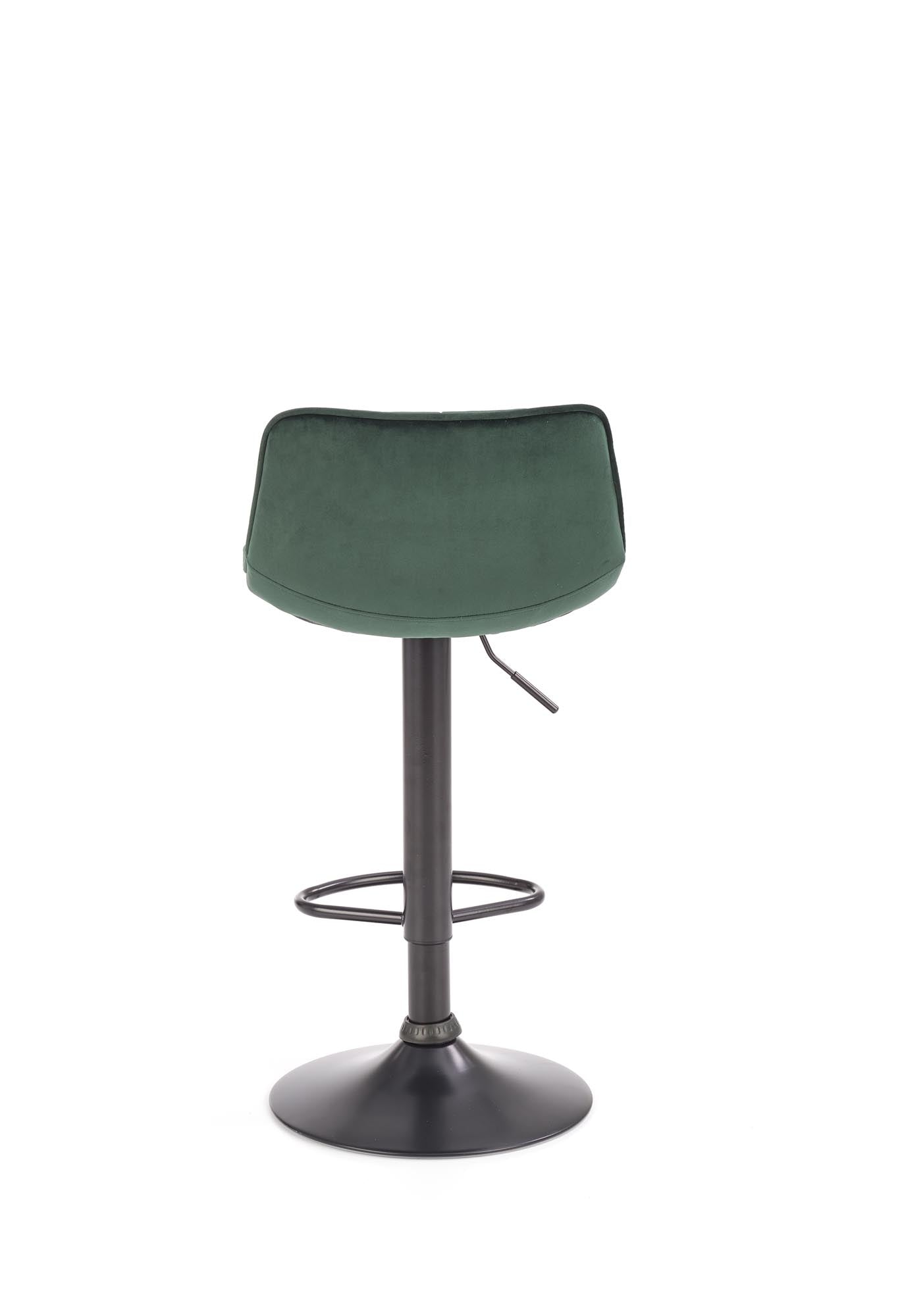 Halmar Sgabello da bar in velluto Hoku-95 Verde