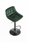 Halmar Sgabello da bar in velluto Hoku-95 Verde