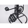 Bizzotto Sgabello da bar pelle naturale Cycle Marrone