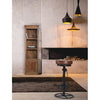 Bizzotto Sgabello da bar pelle naturale Cycle Marrone