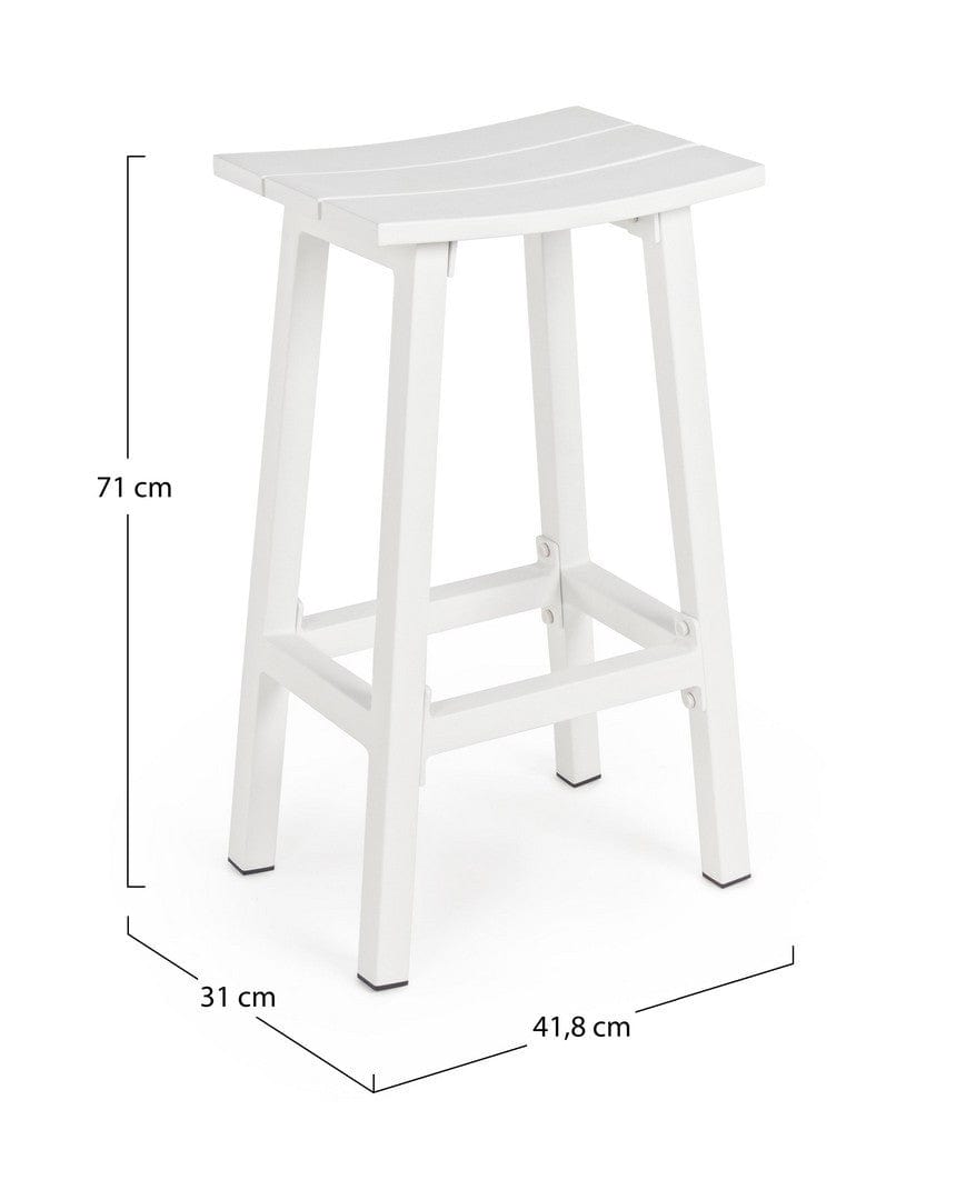 Bizzotto Sgabello da bar Skipper YK11 Bianco