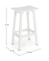 Bizzotto Sgabello da bar Skipper YK11 Bianco