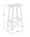 Bizzotto Sgabello da bar Skipper YK11 Bianco