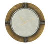 Specchio C/Orologio Glam/Black cm Ø78x4