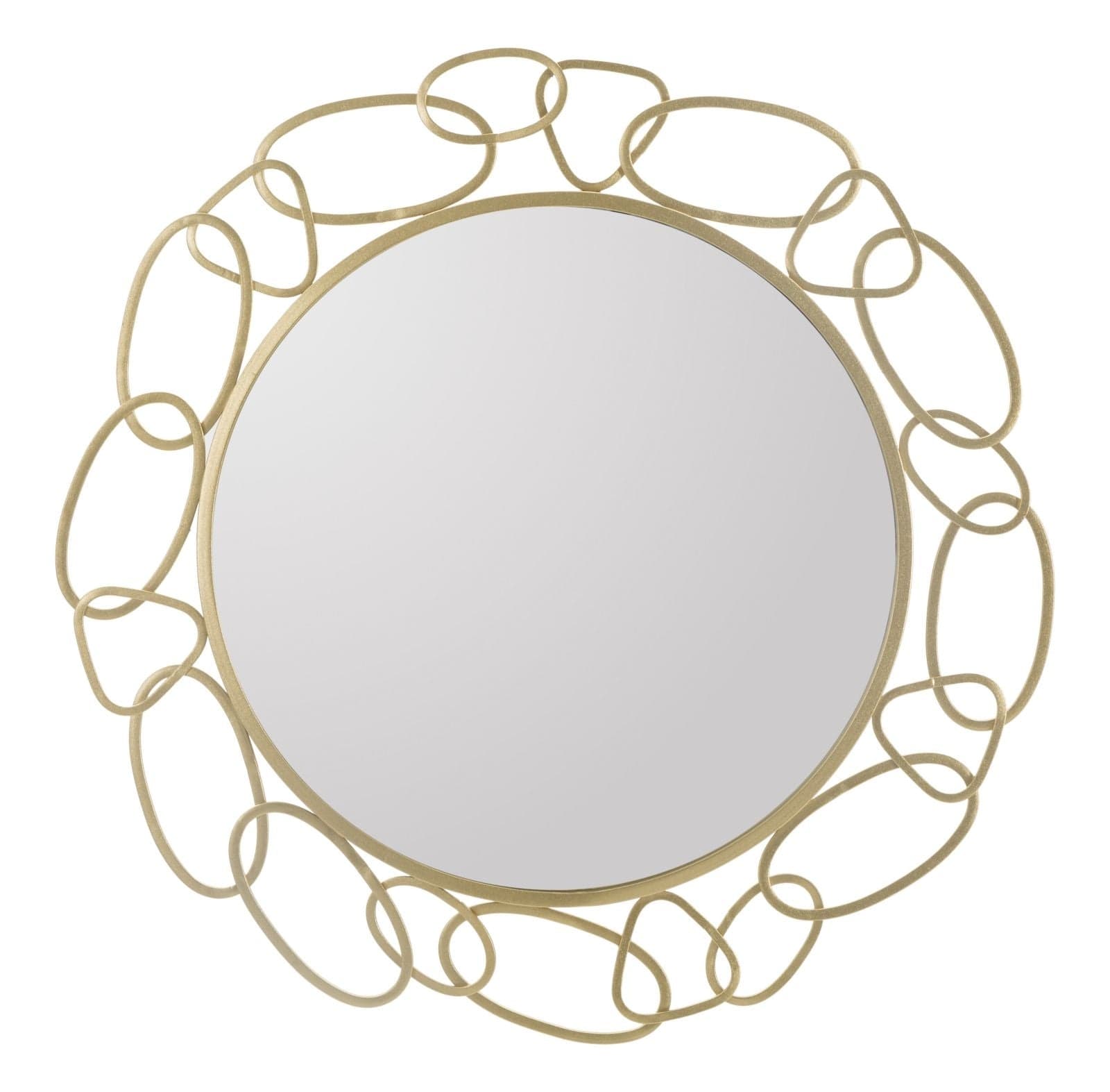Specchio Chain Gold cm Ø 84x2 (1)