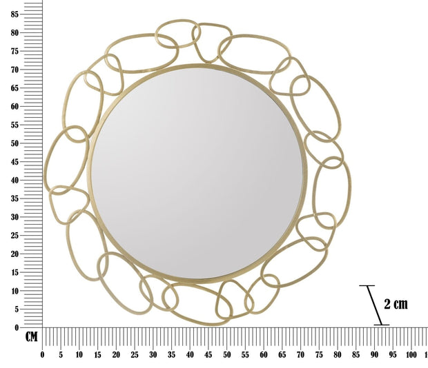 Specchio Chain Gold cm Ø 84x2 (5)