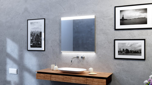 Specchio con LED Andromeda Trasparente, 80 x 120 cm, AZ51059 (1)