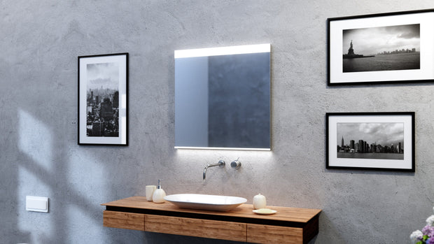 Specchio con LED Andromeda Trasparente, 80 x 120 cm, AZ51059 (1)