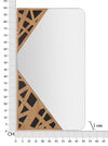 Specchio Da Muro Angle cm 50x1x90 (Misura Specchio cm 50x90) (5)