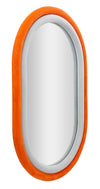 Specchio Da Muro Antony Velluto Arancio/Mix cm 60x4x90 (Misura Spec.cm44,5x74,5) (1)
