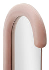 Specchio Da Muro Chantal Velluto Rosa cm 60x7x160 (Misura Specchio cm 45x140) (3)